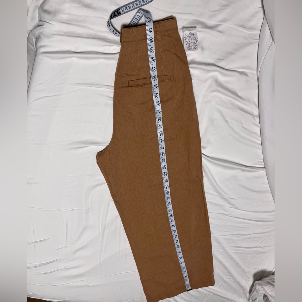 Free People High Waist, Pleated Wide Leg Pant NWT - Picture 7 of 11